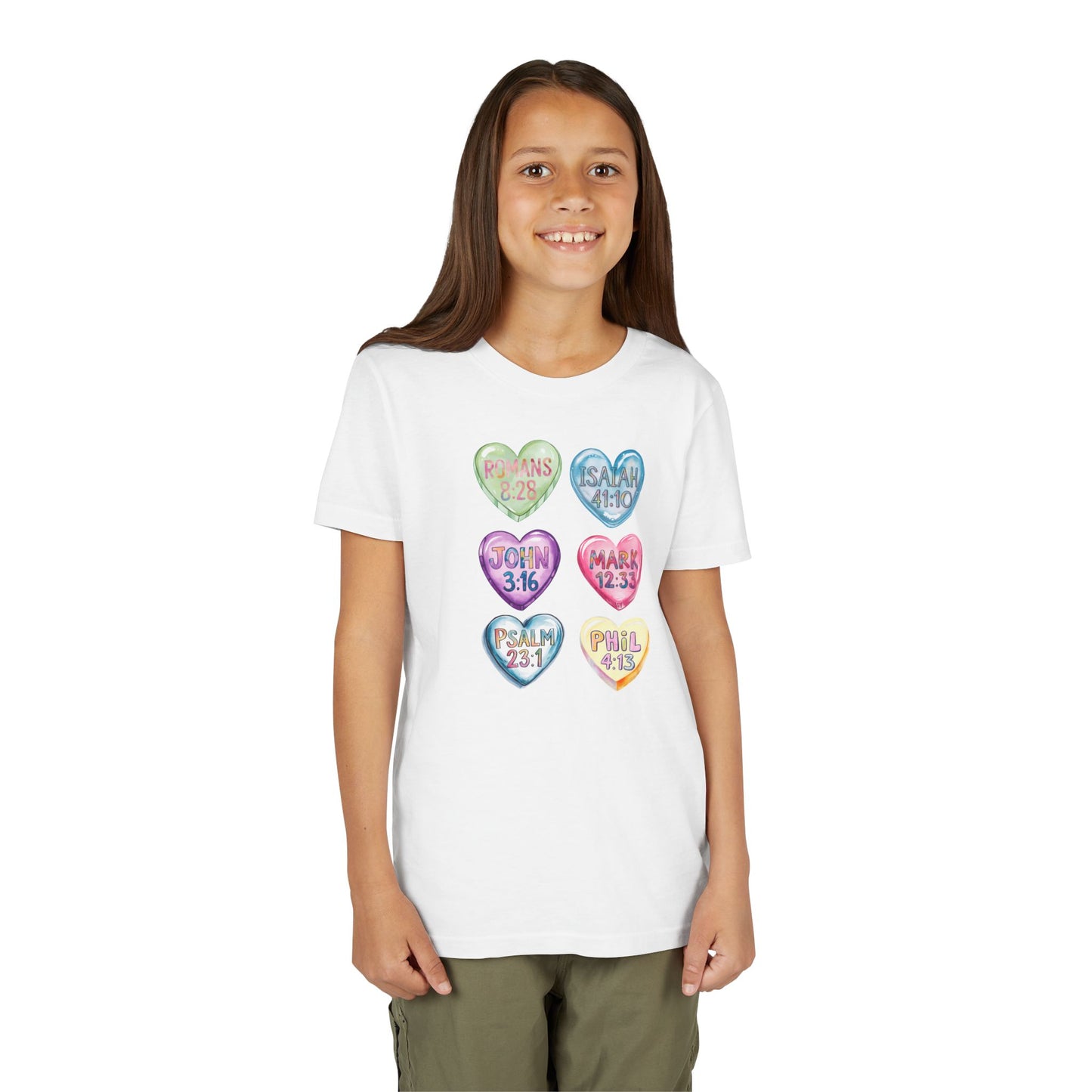 YOUTH - Christian Candy Hearts Tee