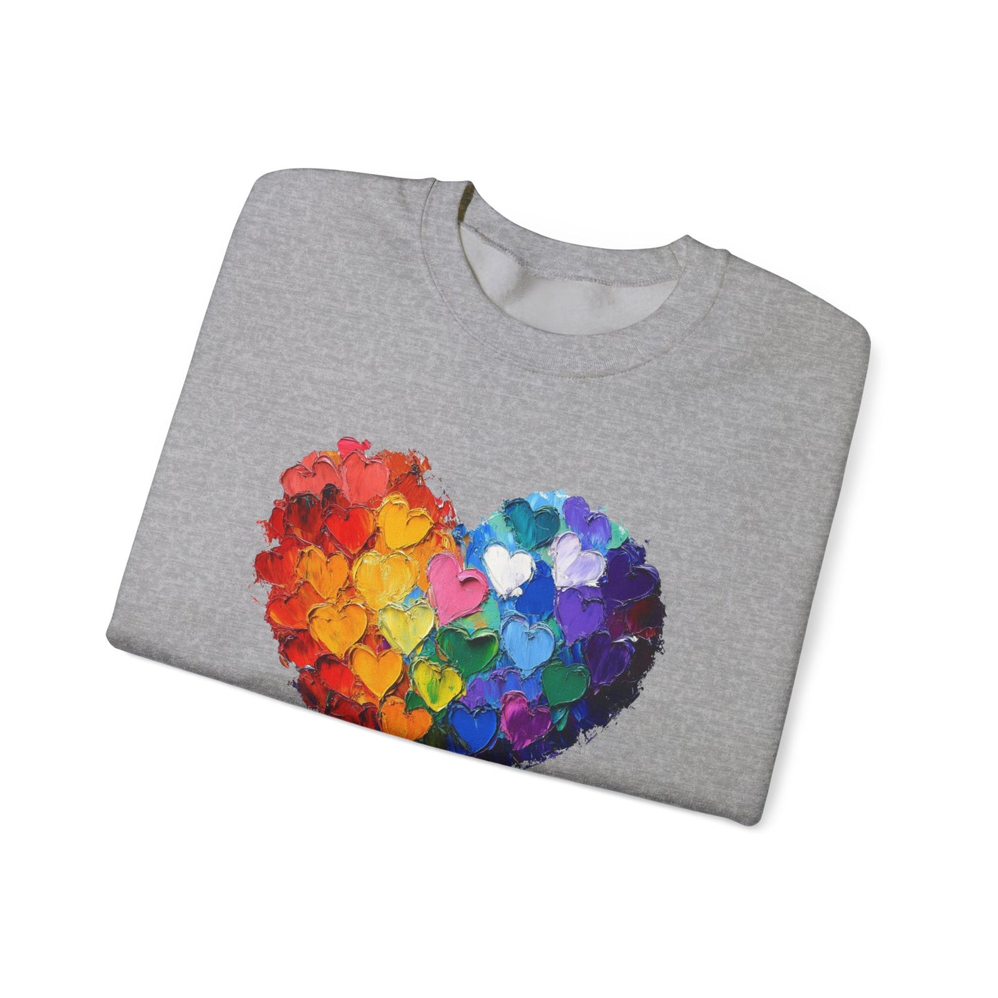 Rainbow Hearts Sweatshirt