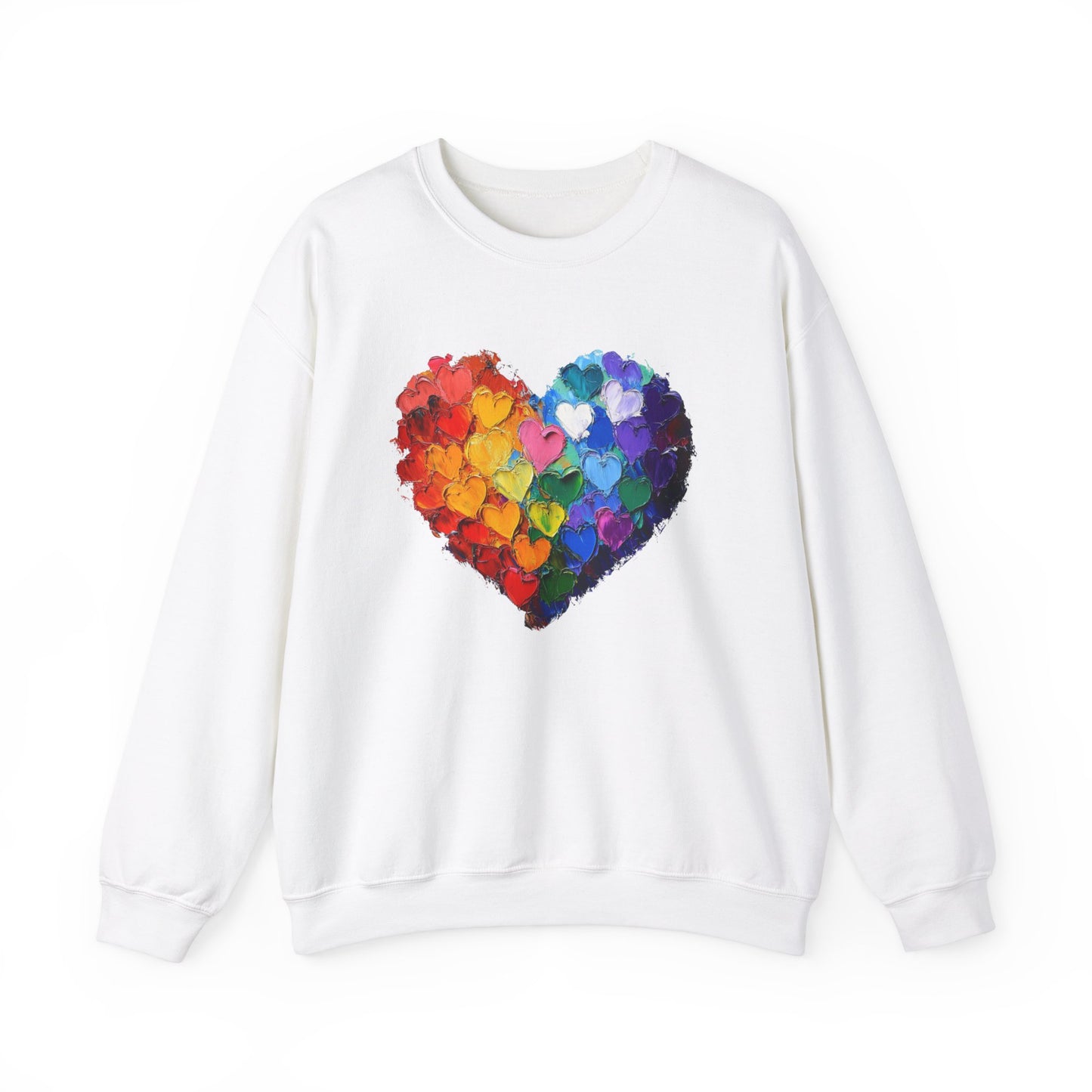 Rainbow Hearts Sweatshirt