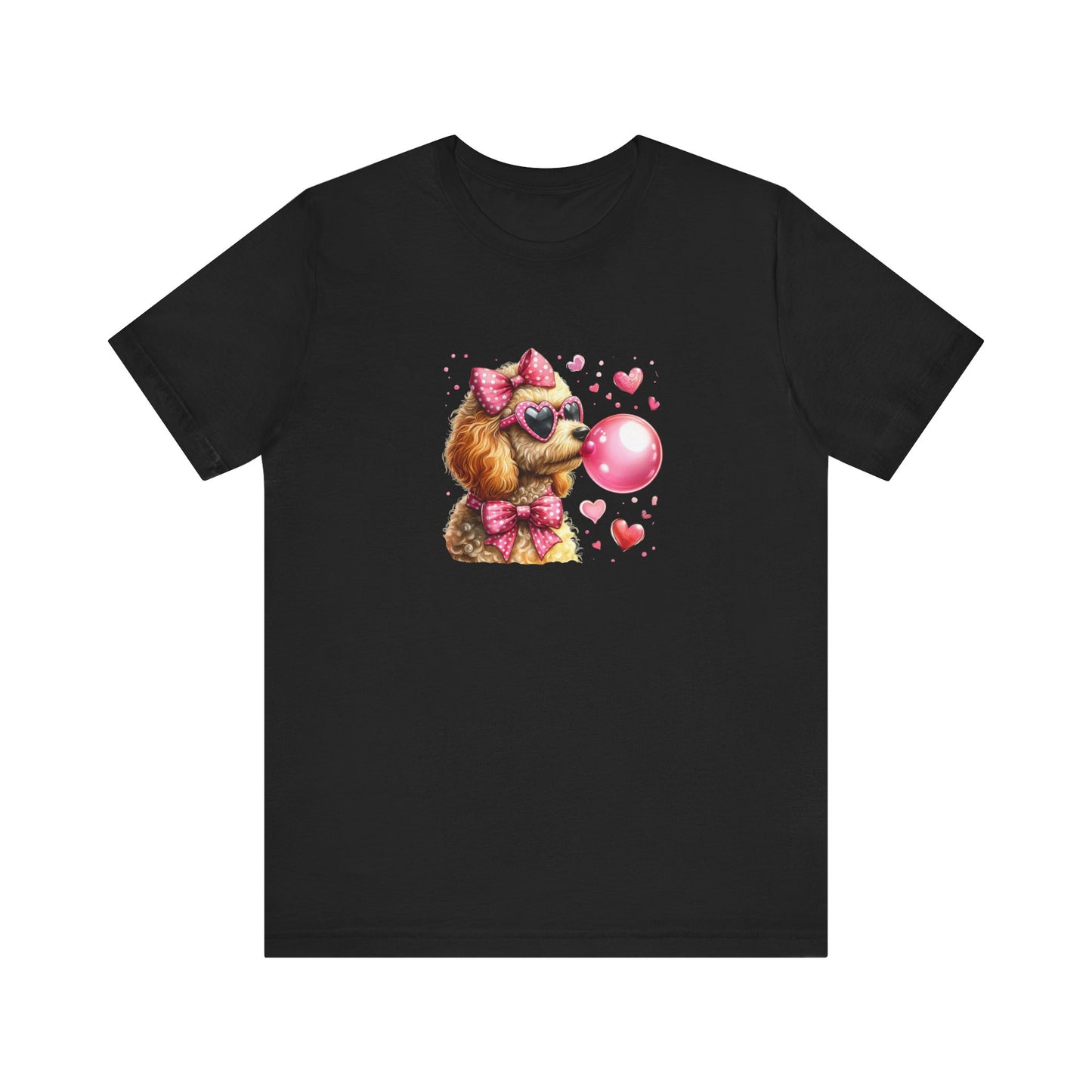 Puppy Blowing Bubble Tee