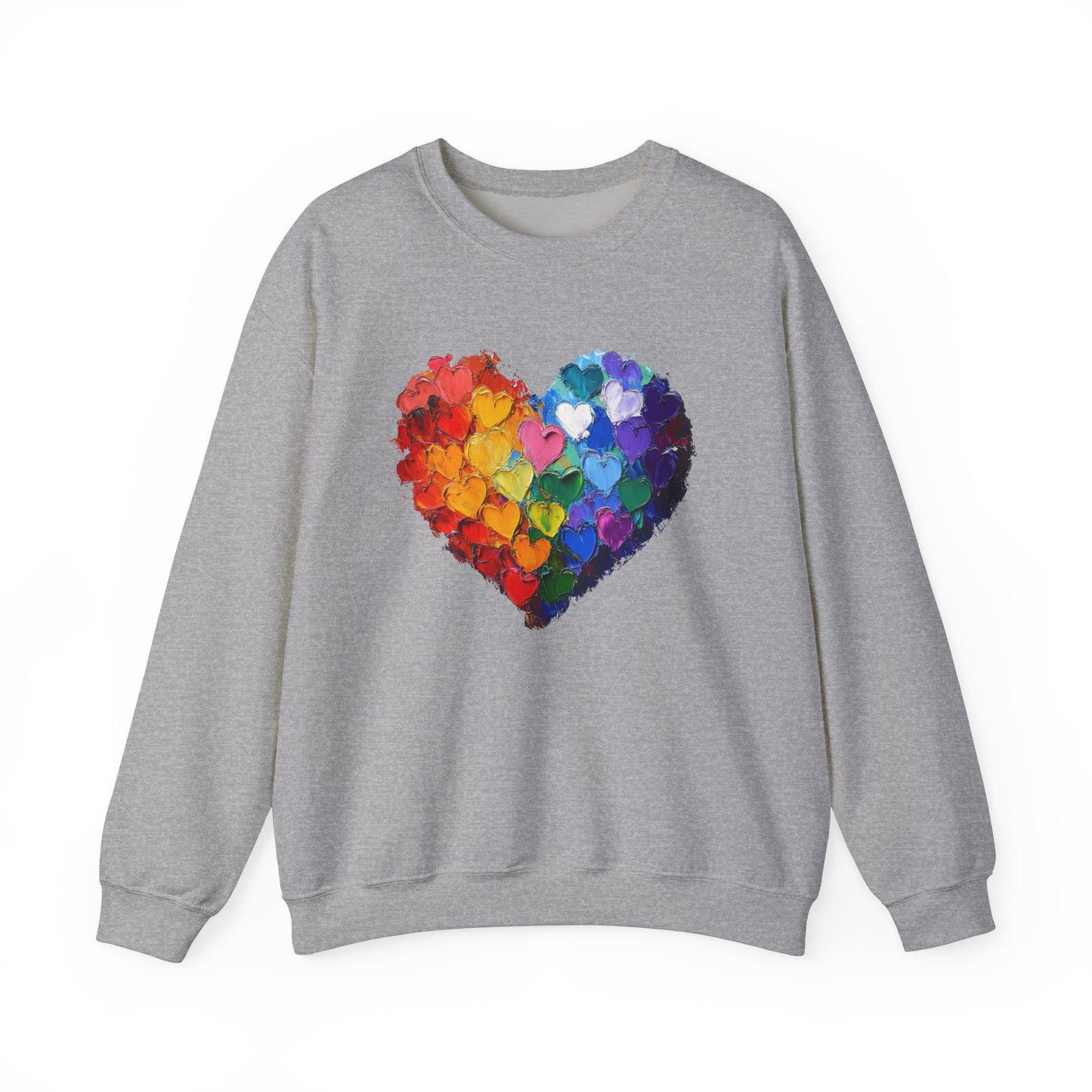 Rainbow Hearts Sweatshirt