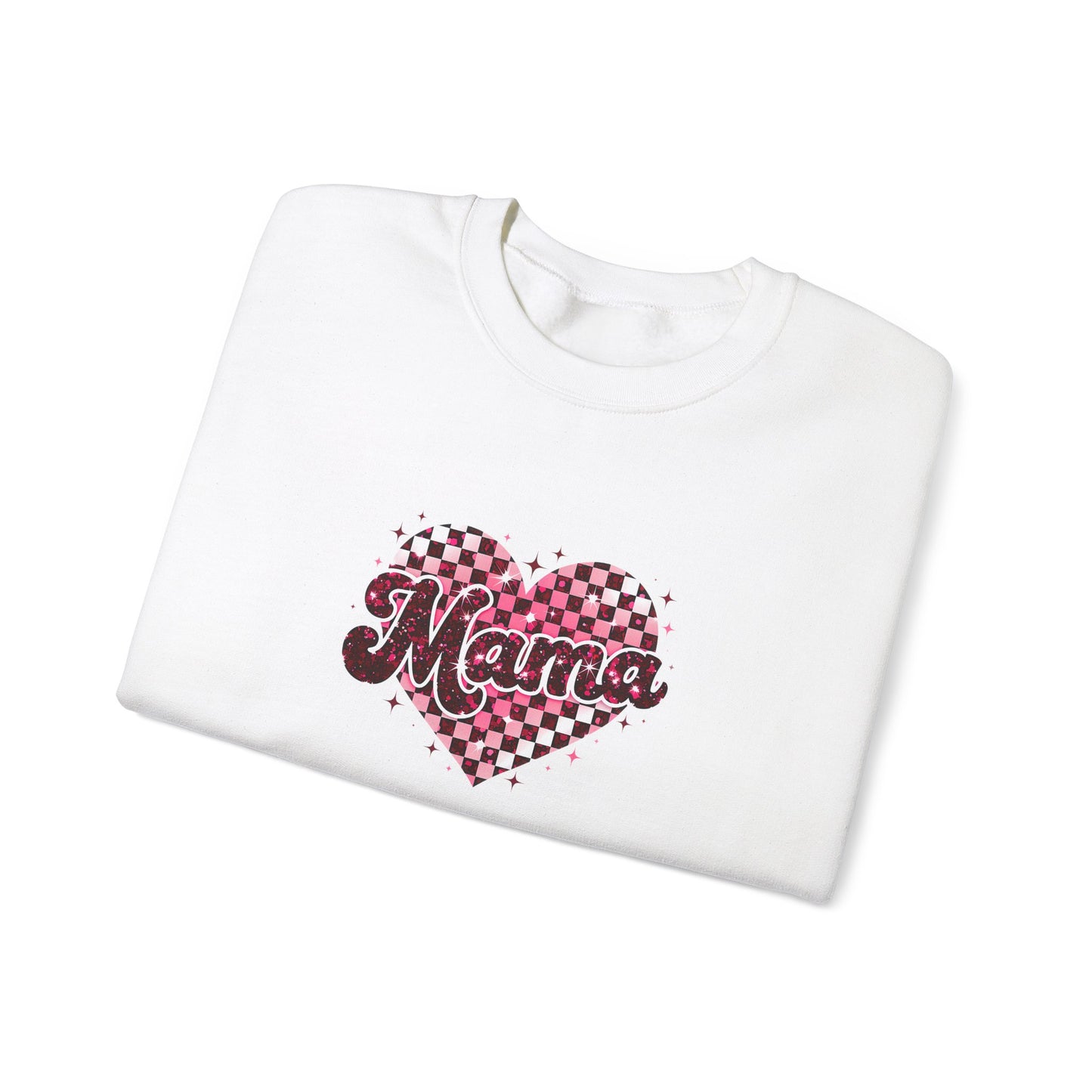 Mama in a Heart - Crewneck Sweatshirt