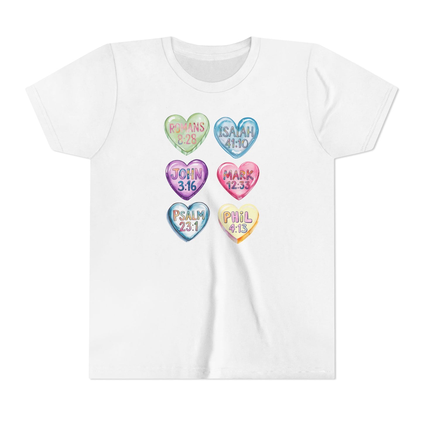 YOUTH - Christian Candy Hearts Tee