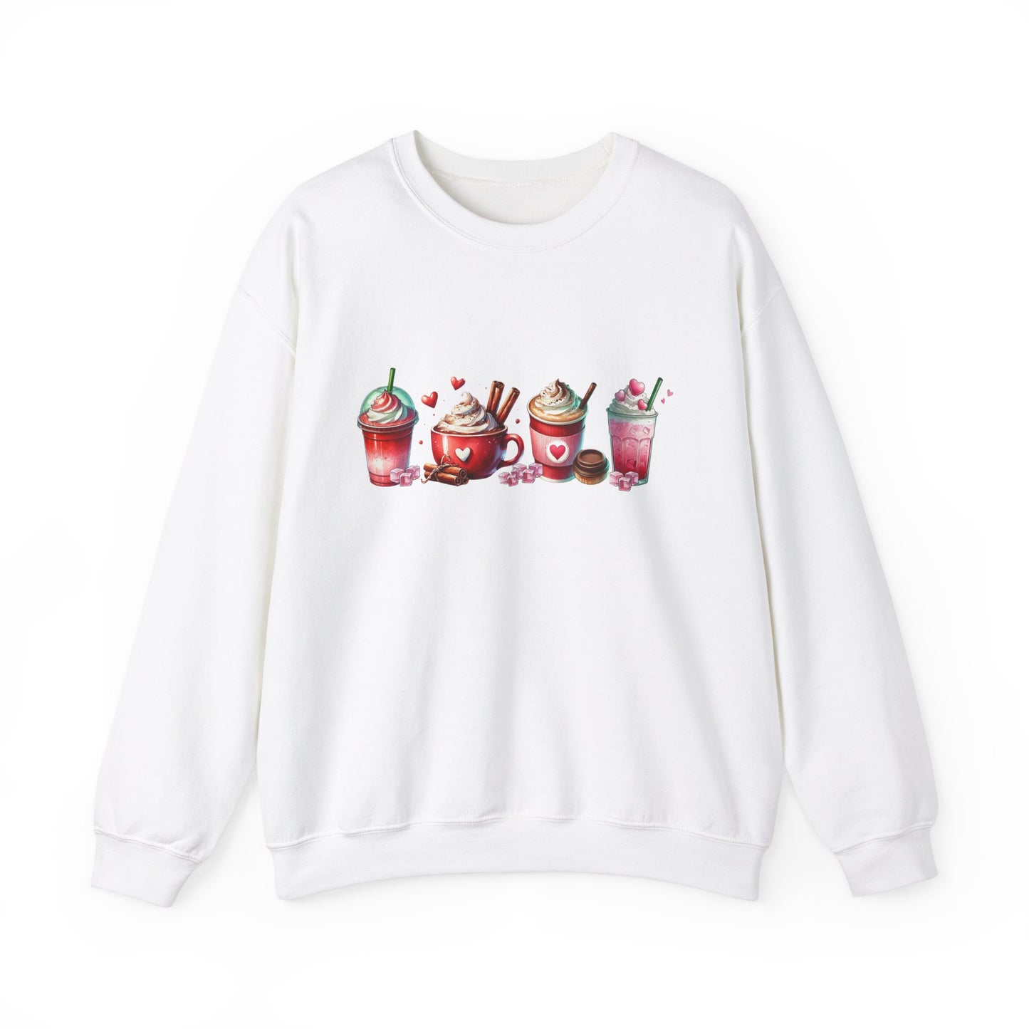 Variety of Valentine's Day Drinks Sweatshirt