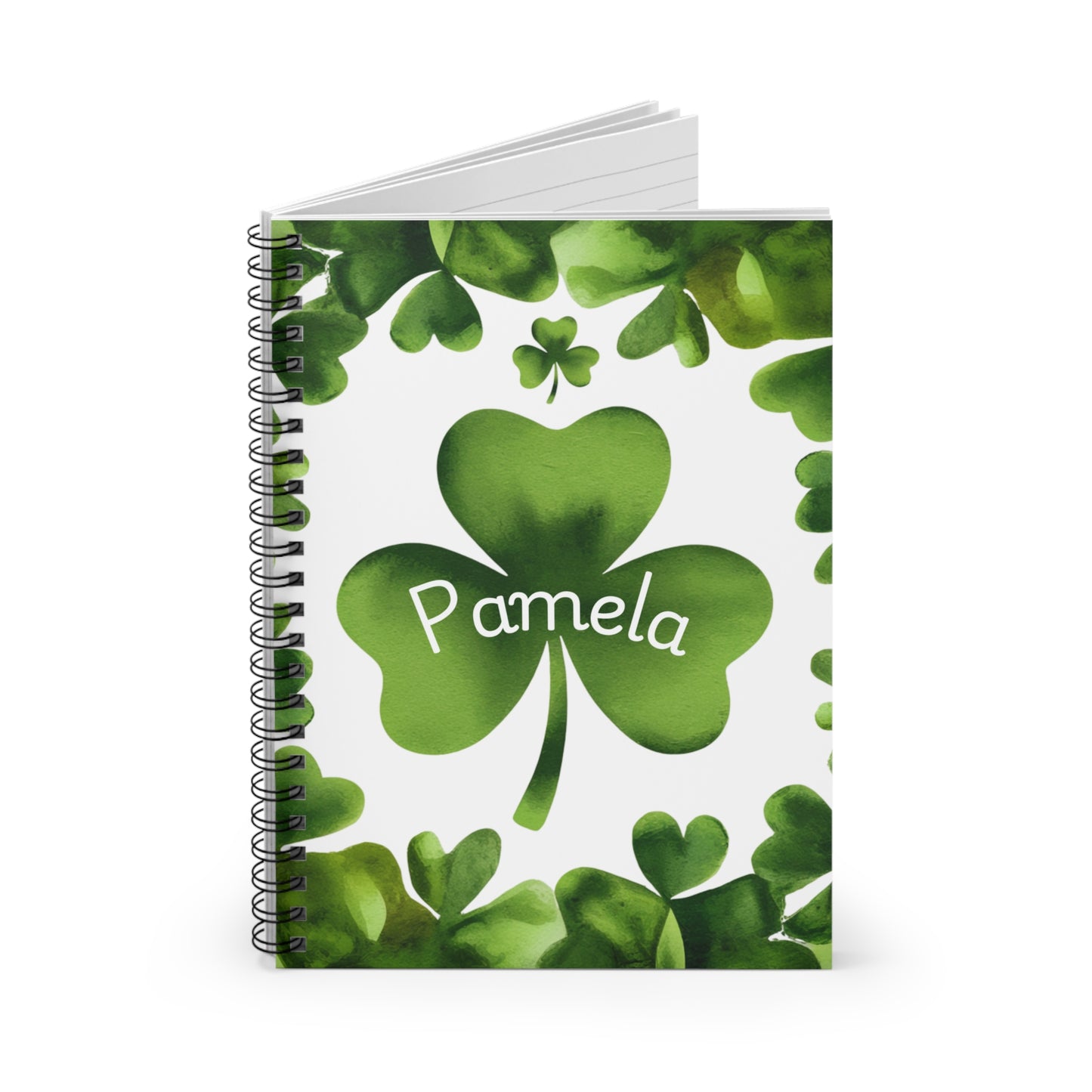 Custom Shamrock ~ Spiral Notebook