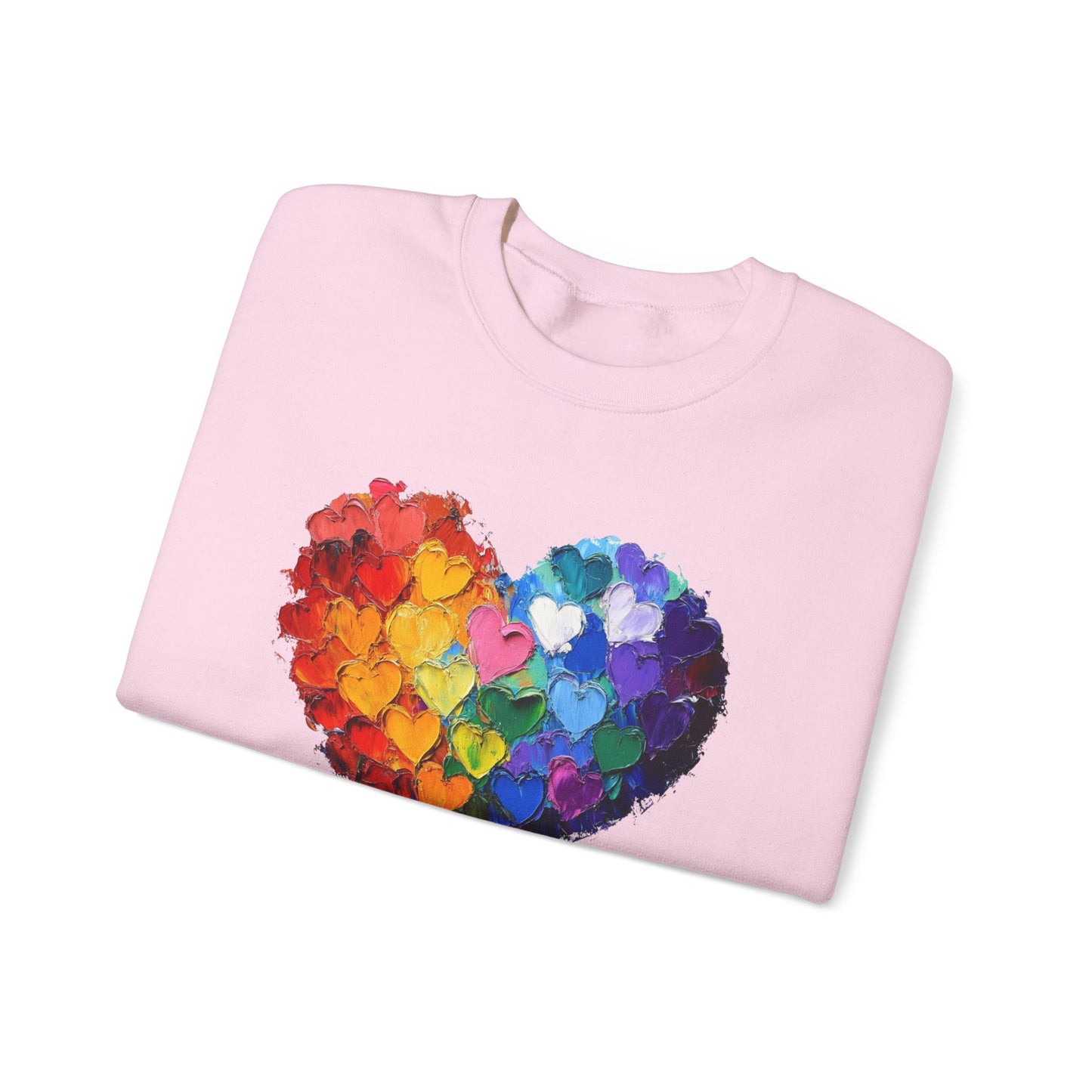 Rainbow Hearts Sweatshirt