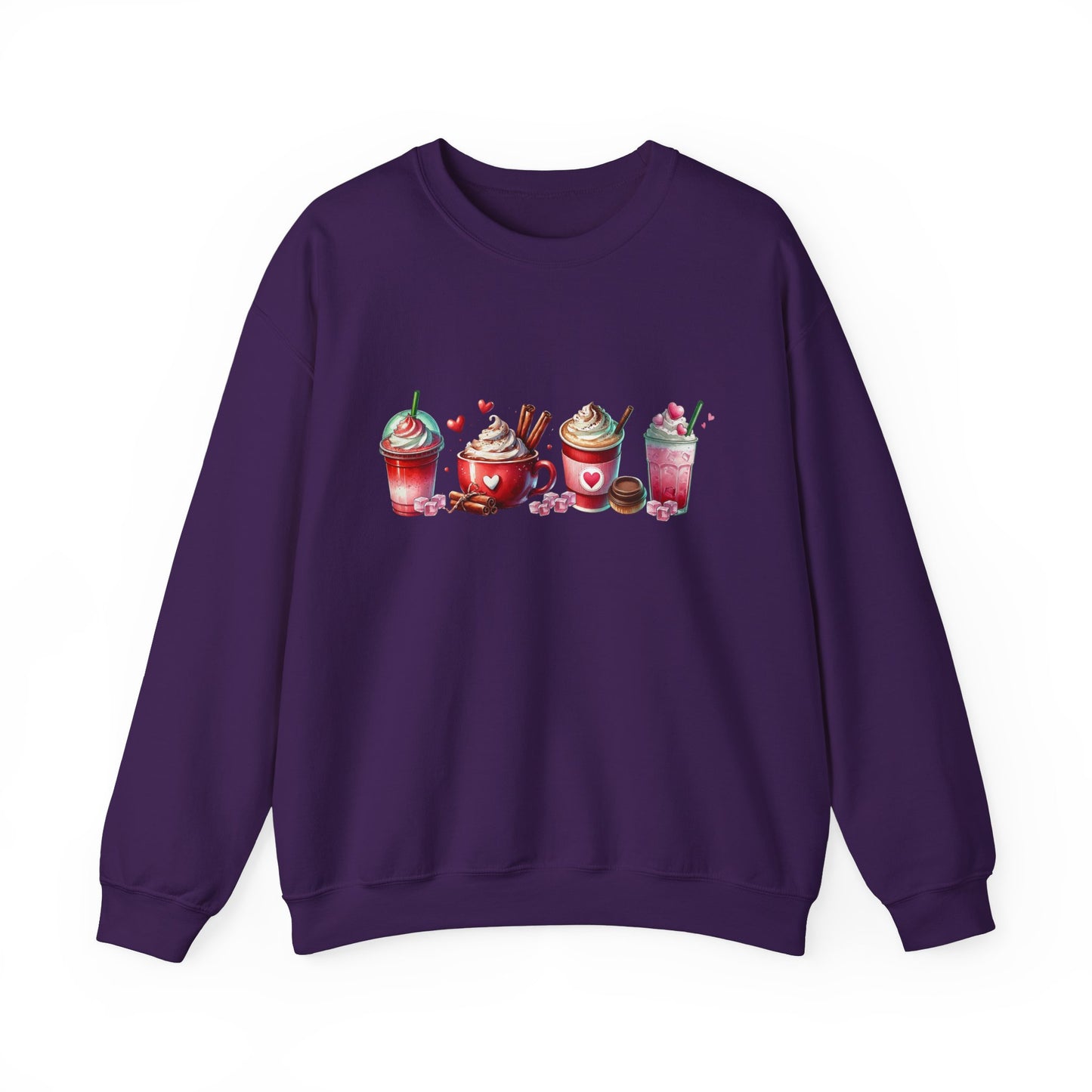 Variety of Valentine's Day Drinks Sweatshirt