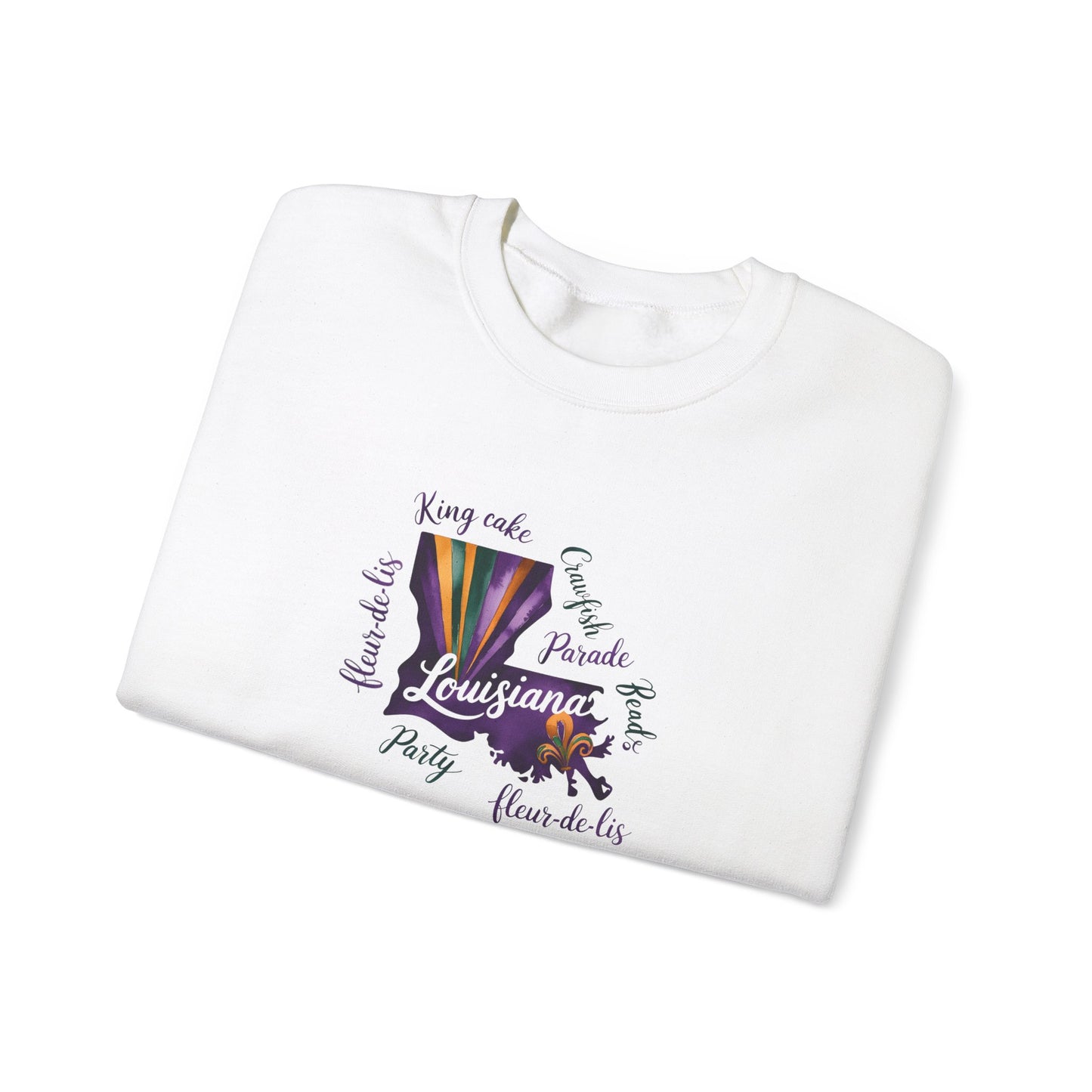 Louisiana Mardi Gras Sweatshirt