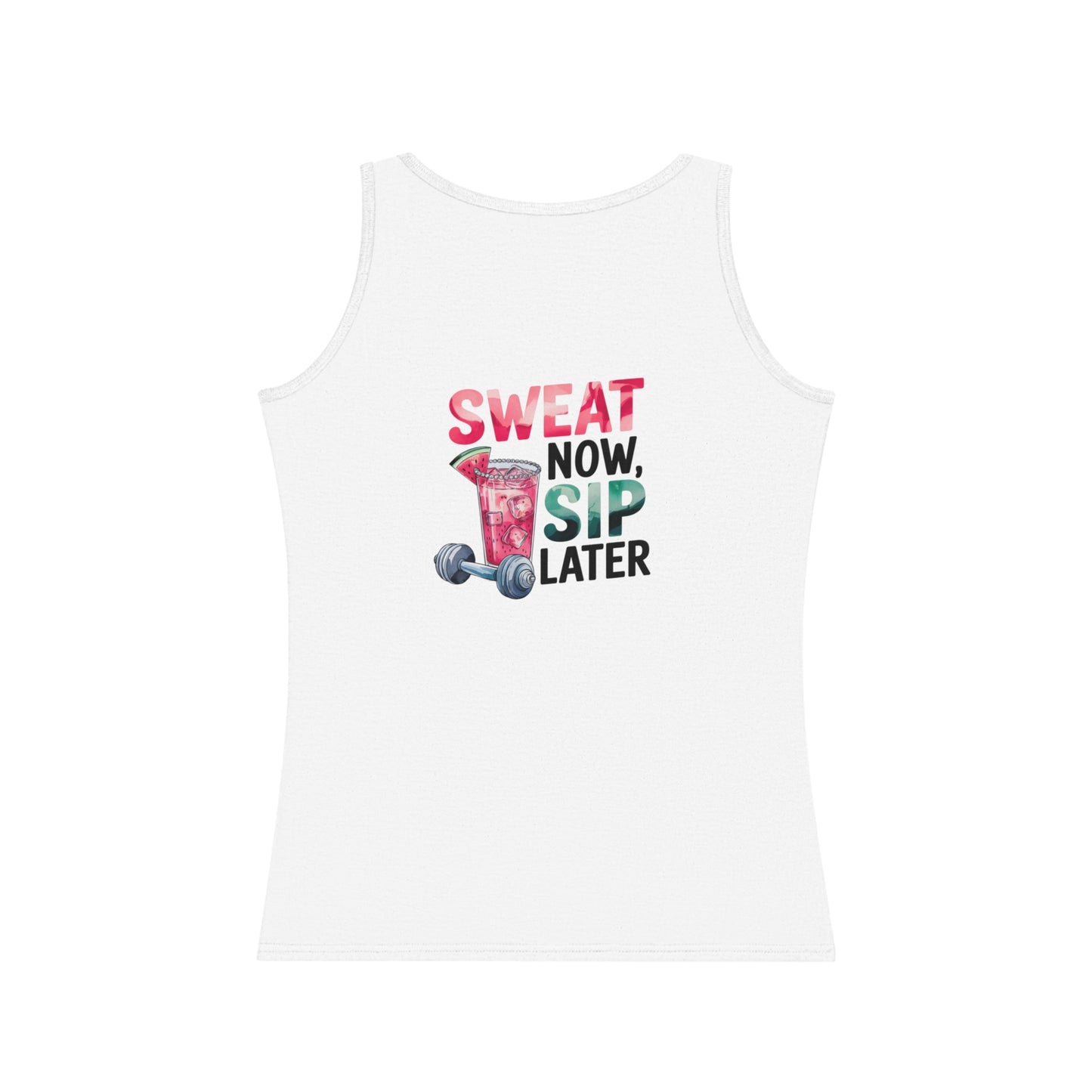 Watermelon  & Workout - Tank Top, back design