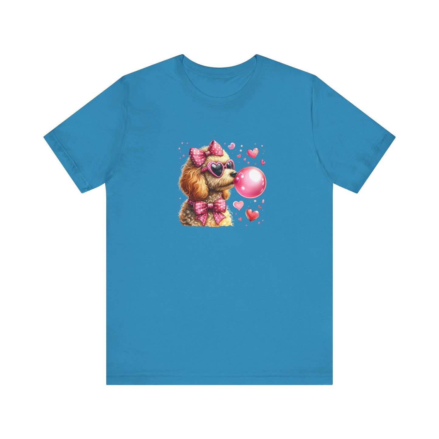 Puppy Blowing Bubble Tee