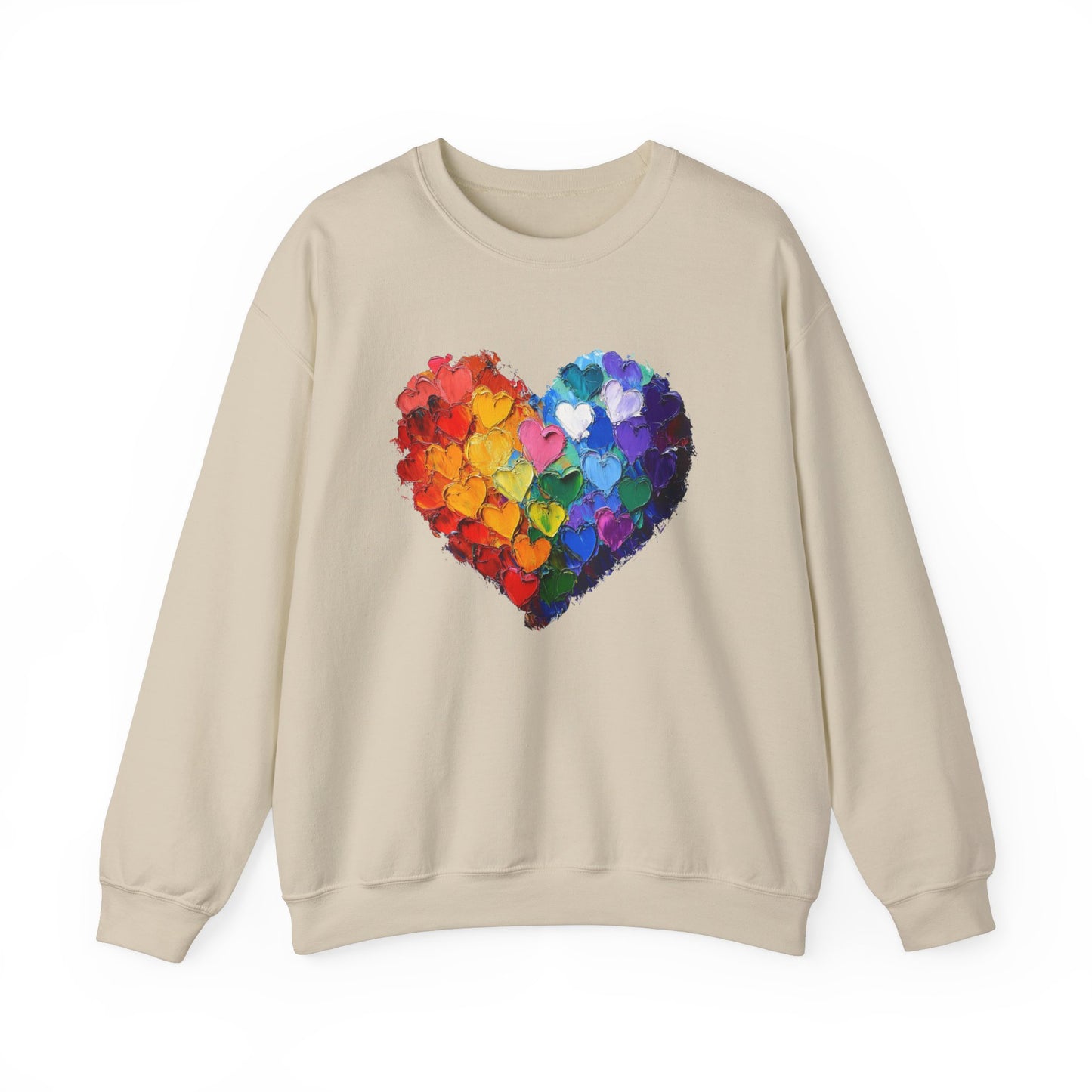 Rainbow Hearts Sweatshirt