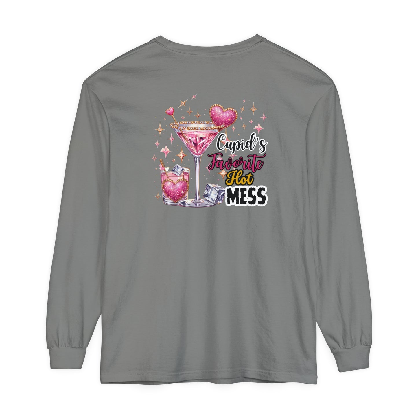 Cupid's Favorite Hot Mess - Long Sleeve T-Shirt