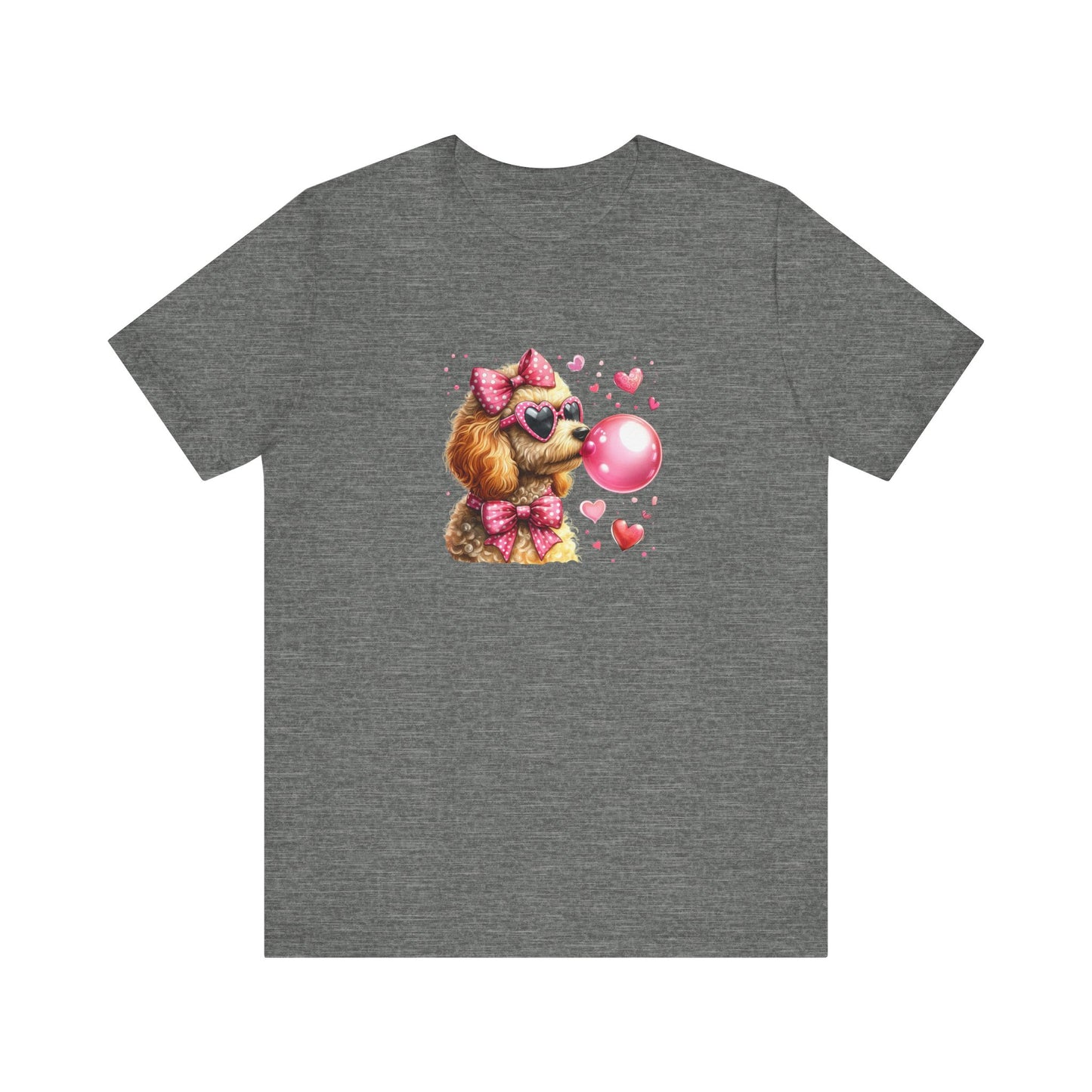 Puppy Blowing Bubble Tee