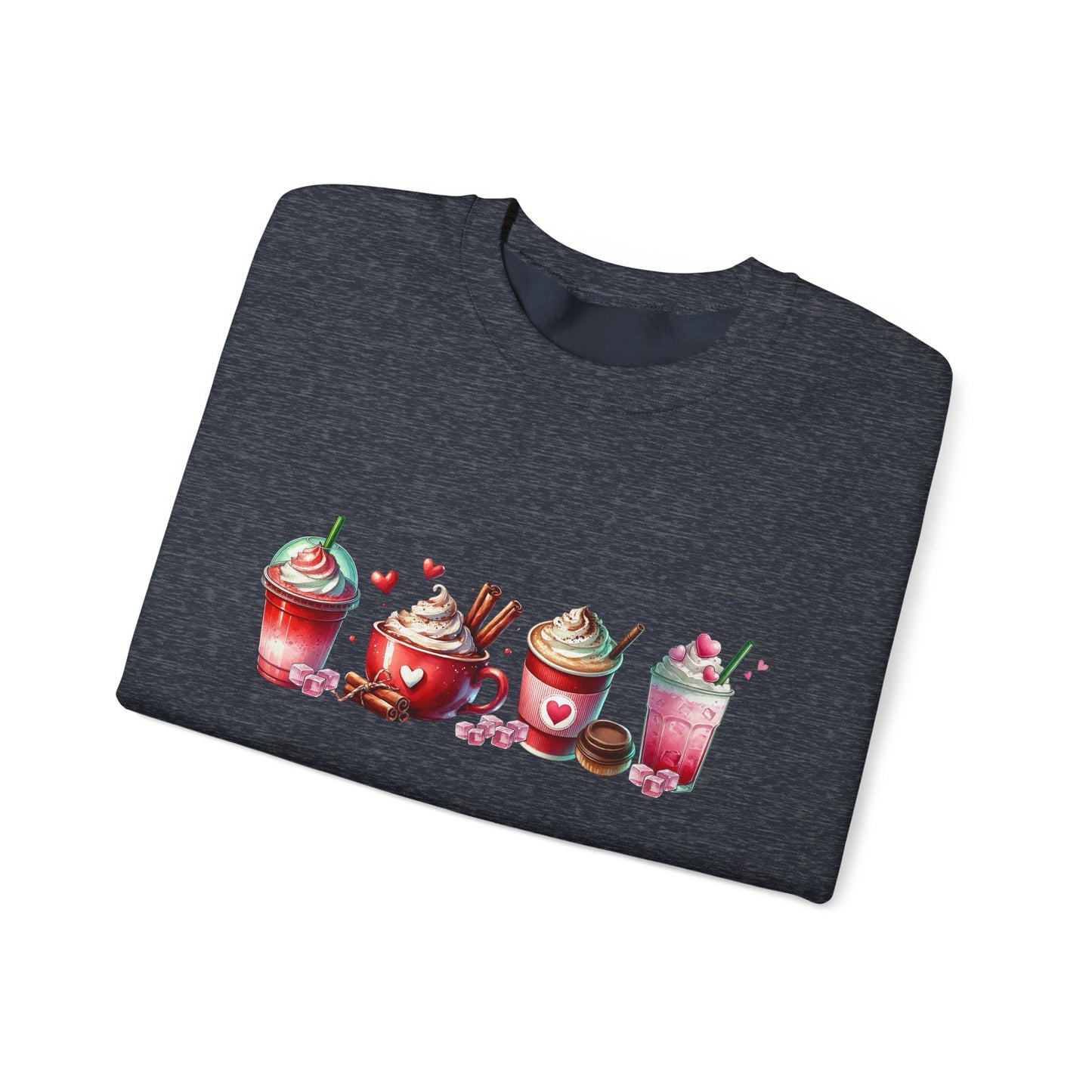 Variety of Valentine's Day Drinks Sweatshirt