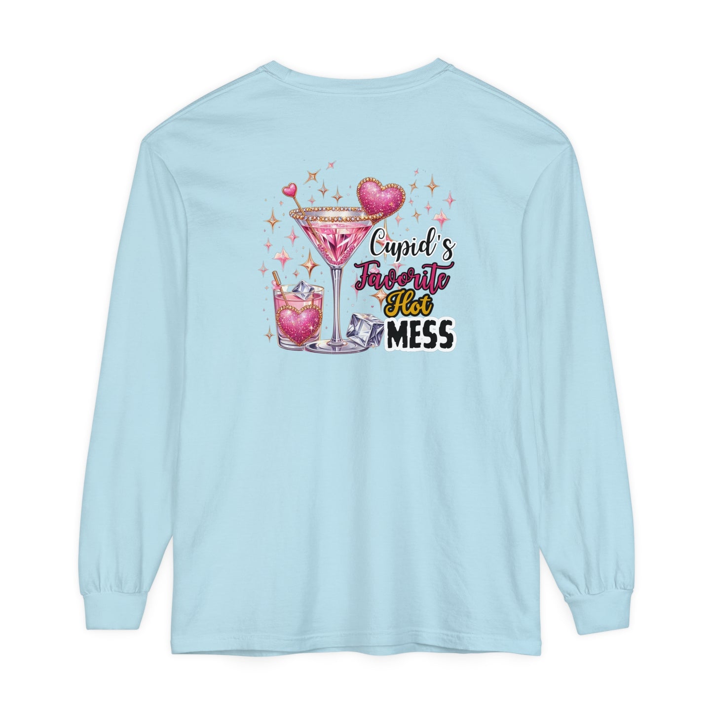 Cupid's Favorite Hot Mess - Long Sleeve T-Shirt