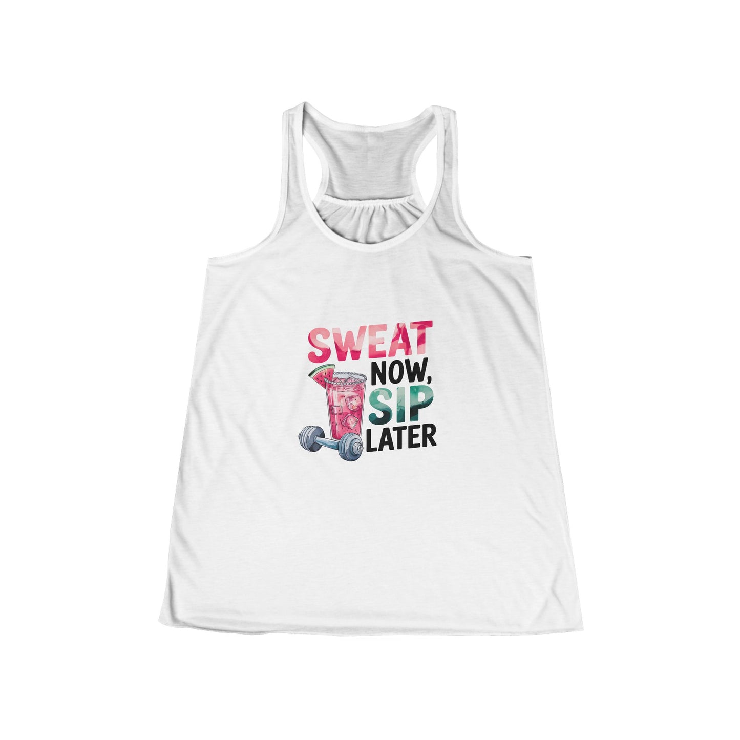 'Sweat Now Sip Later' - Racerback Tank