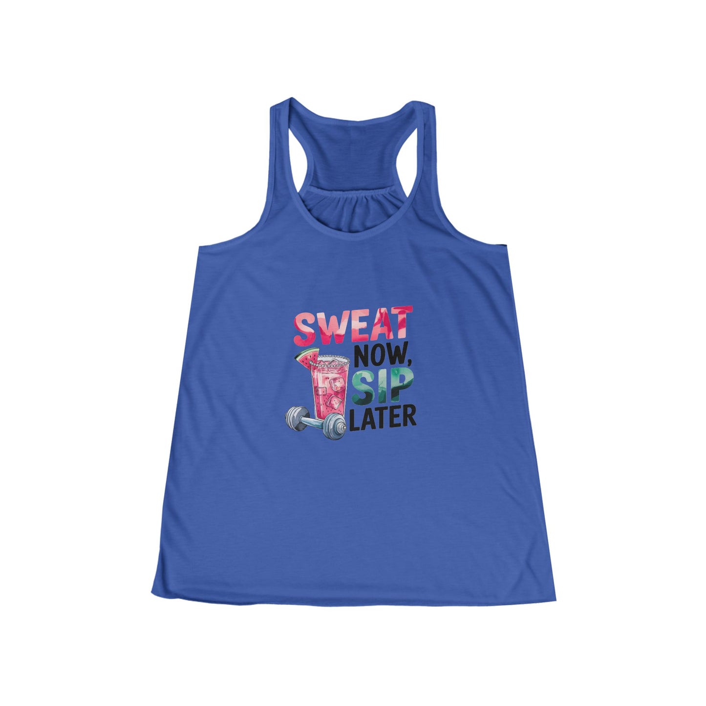 'Sweat Now Sip Later' - Racerback Tank