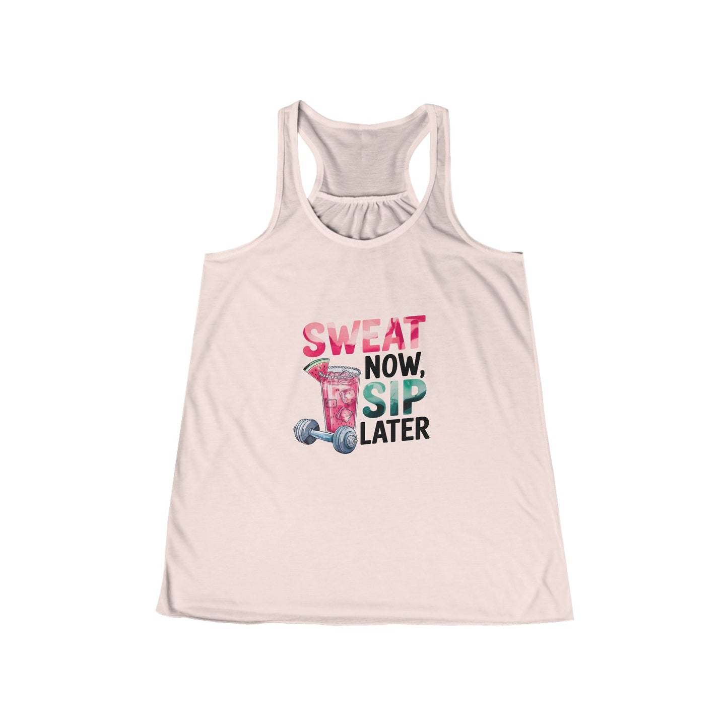 'Sweat Now Sip Later' - Racerback Tank