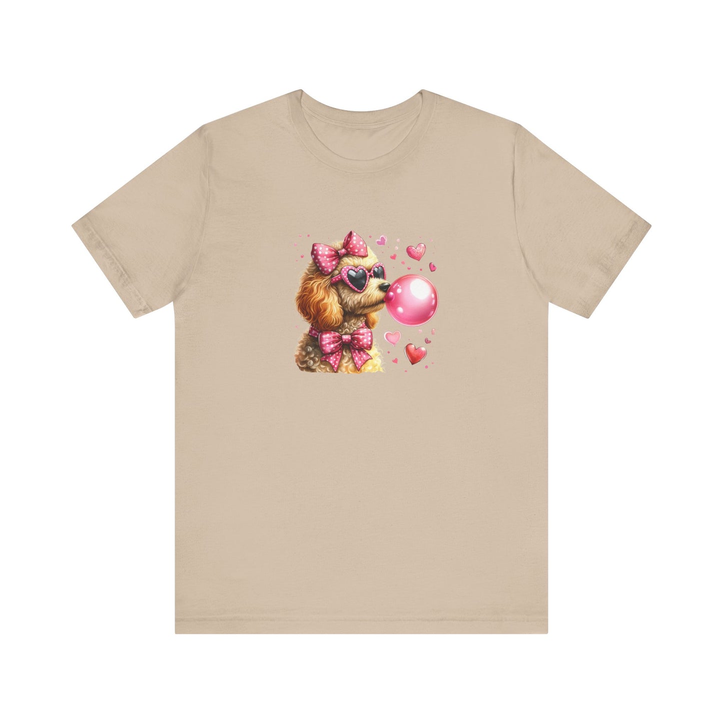 Puppy Blowing Bubble Tee