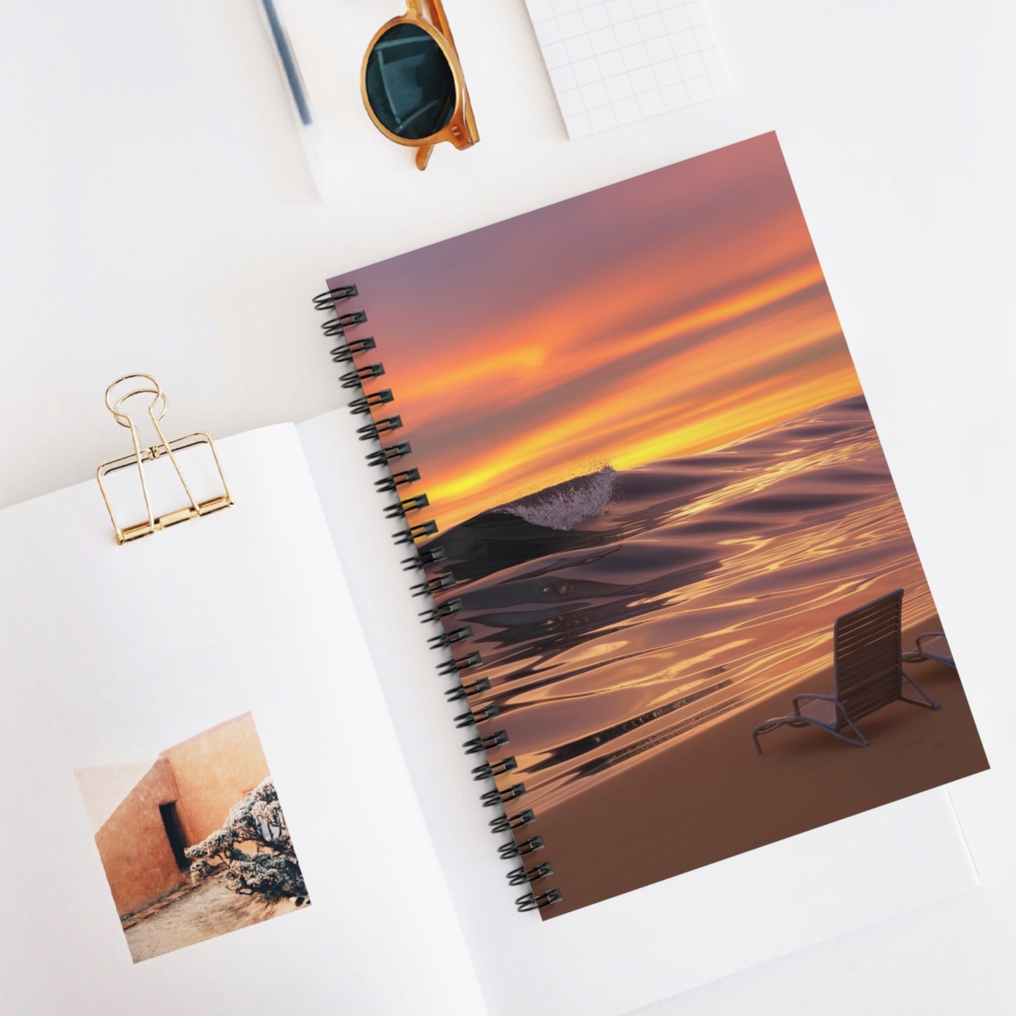 Sunset Beach ~ Spiral Notebook