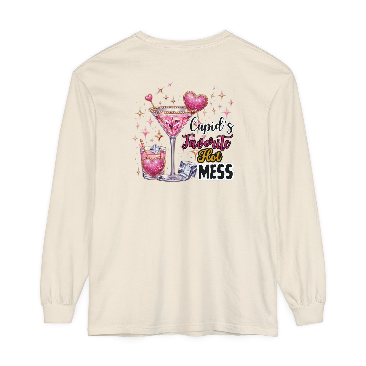 Cupid's Favorite Hot Mess - Long Sleeve T-Shirt