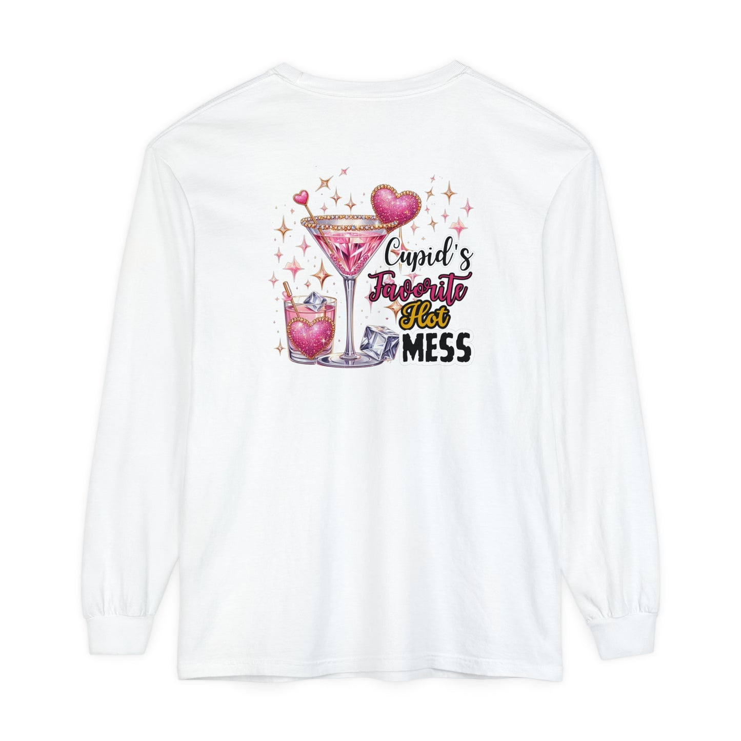 Cupid's Favorite Hot Mess - Long Sleeve T-Shirt