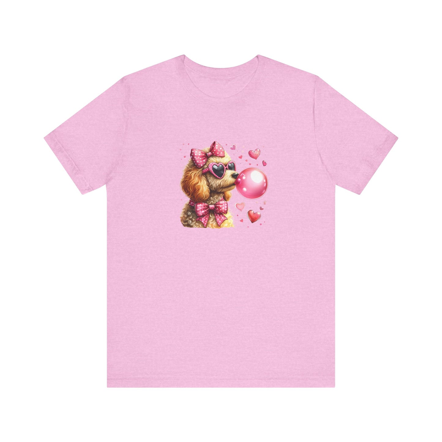 Puppy Blowing Bubble Tee