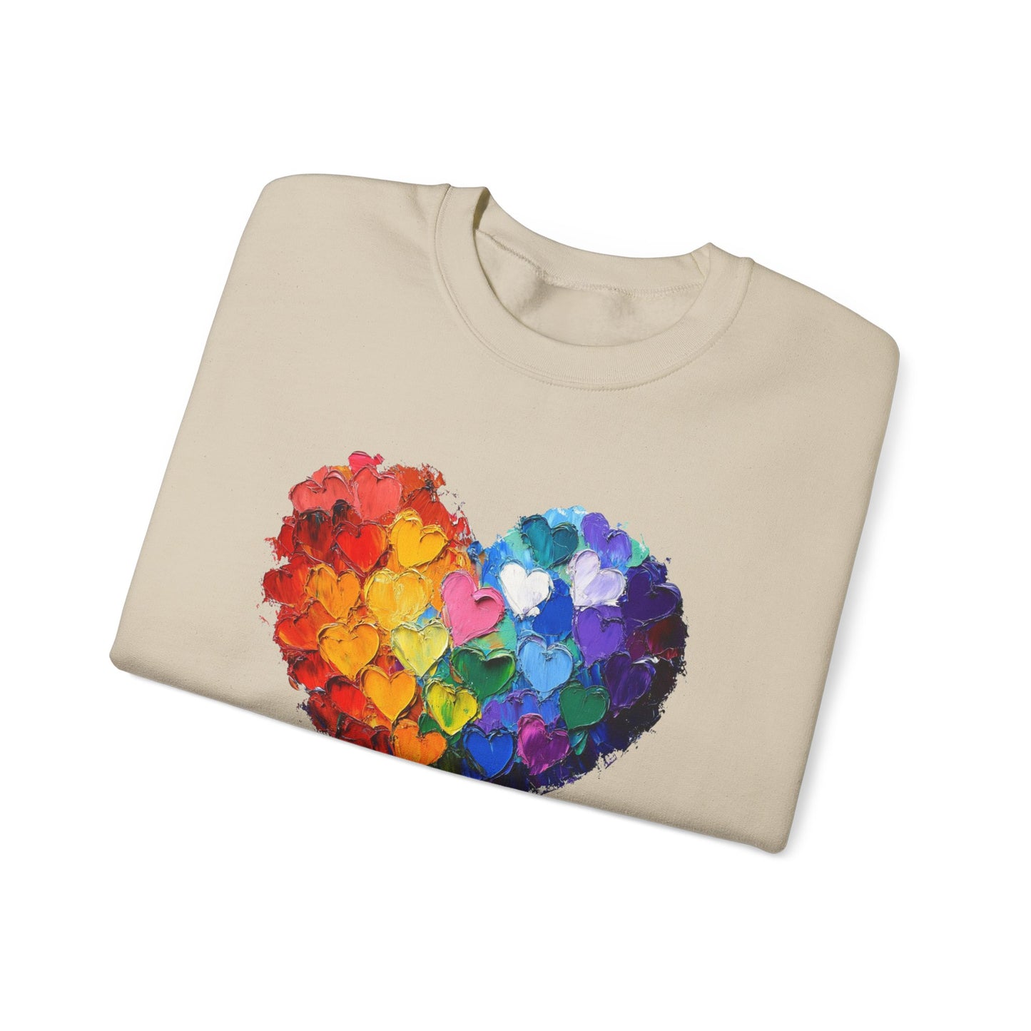 Rainbow Hearts Sweatshirt