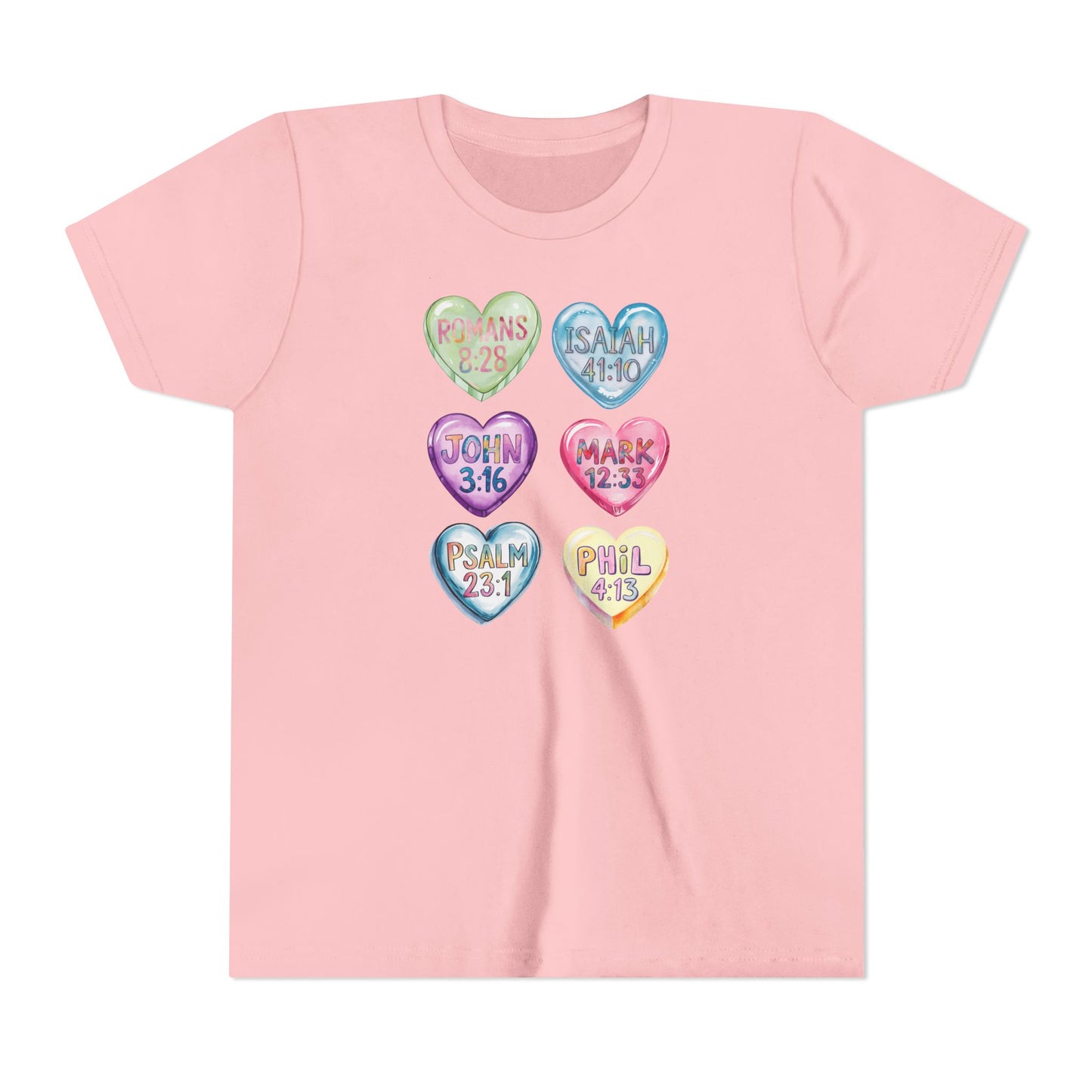 YOUTH - Christian Candy Hearts Tee