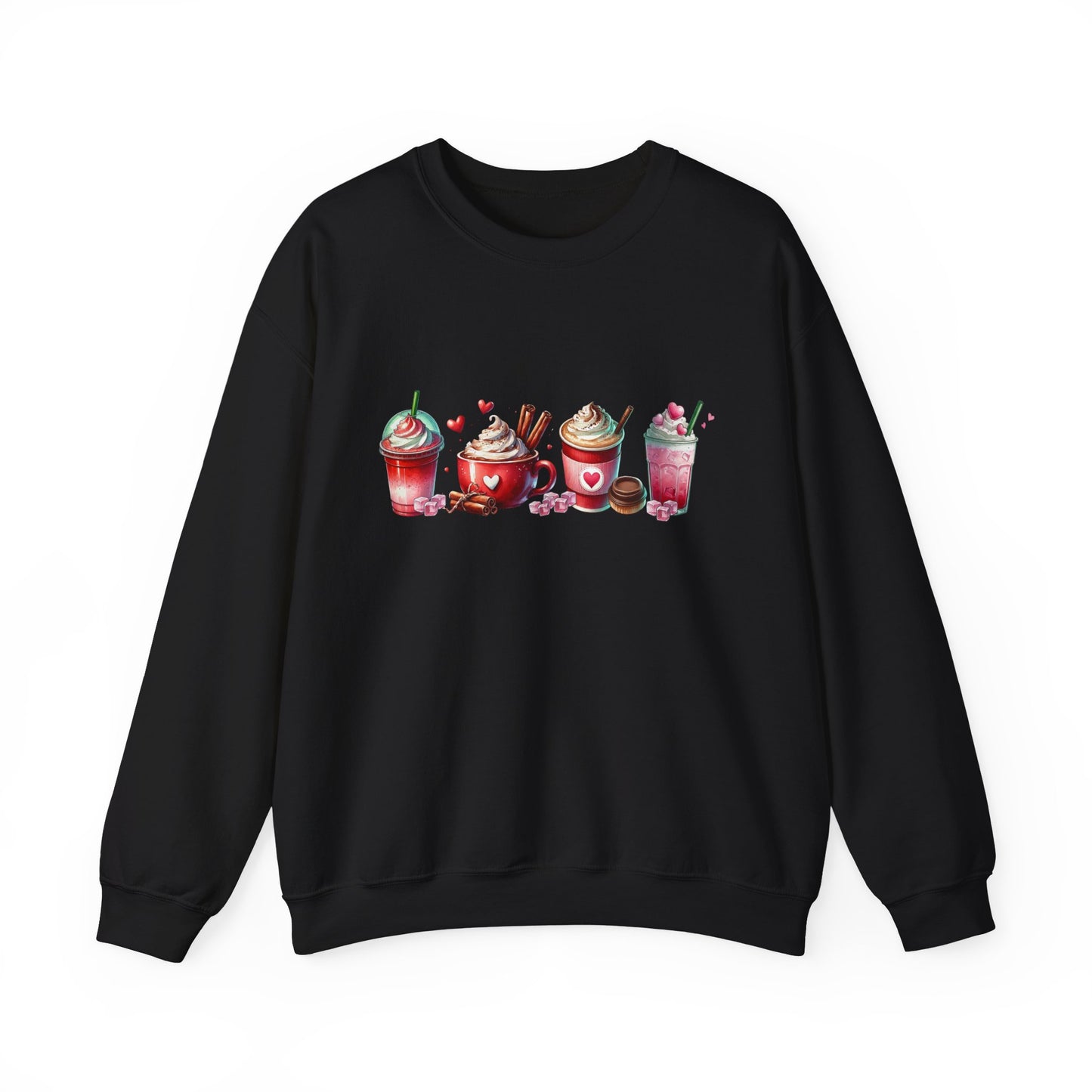 Variety of Valentine's Day Drinks Sweatshirt