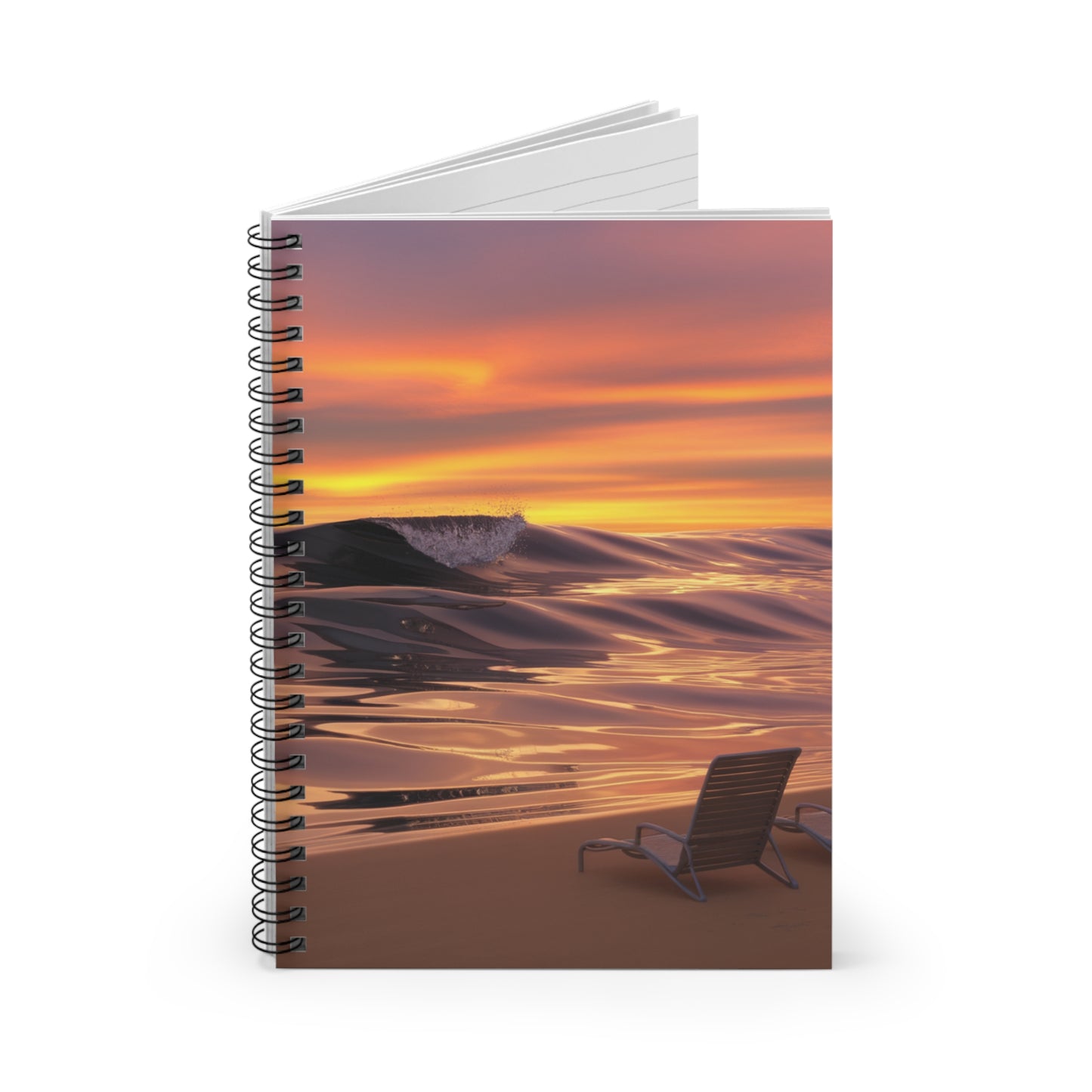 Sunset Beach ~ Spiral Notebook