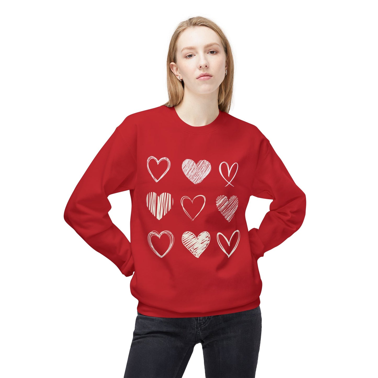 Heart Valentine's Day Sweatshirt