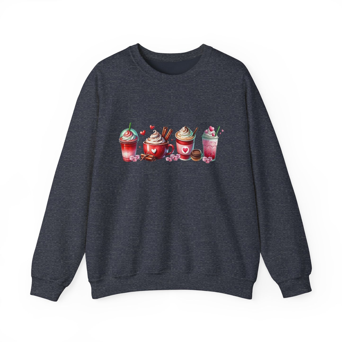 Variety of Valentine's Day Drinks Sweatshirt