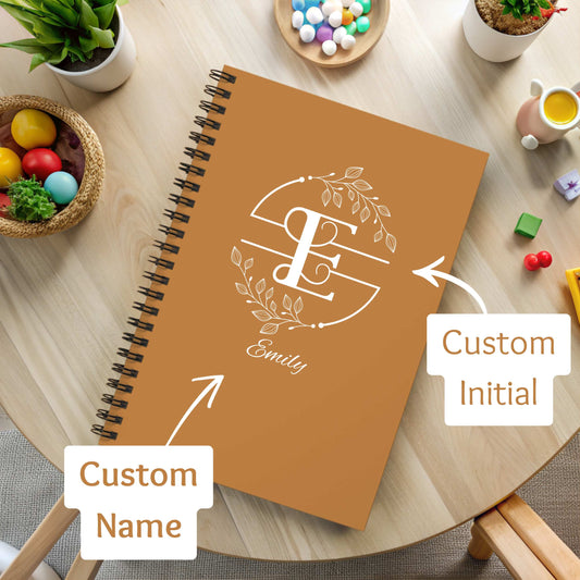 Personalized Initial & Name Notebook