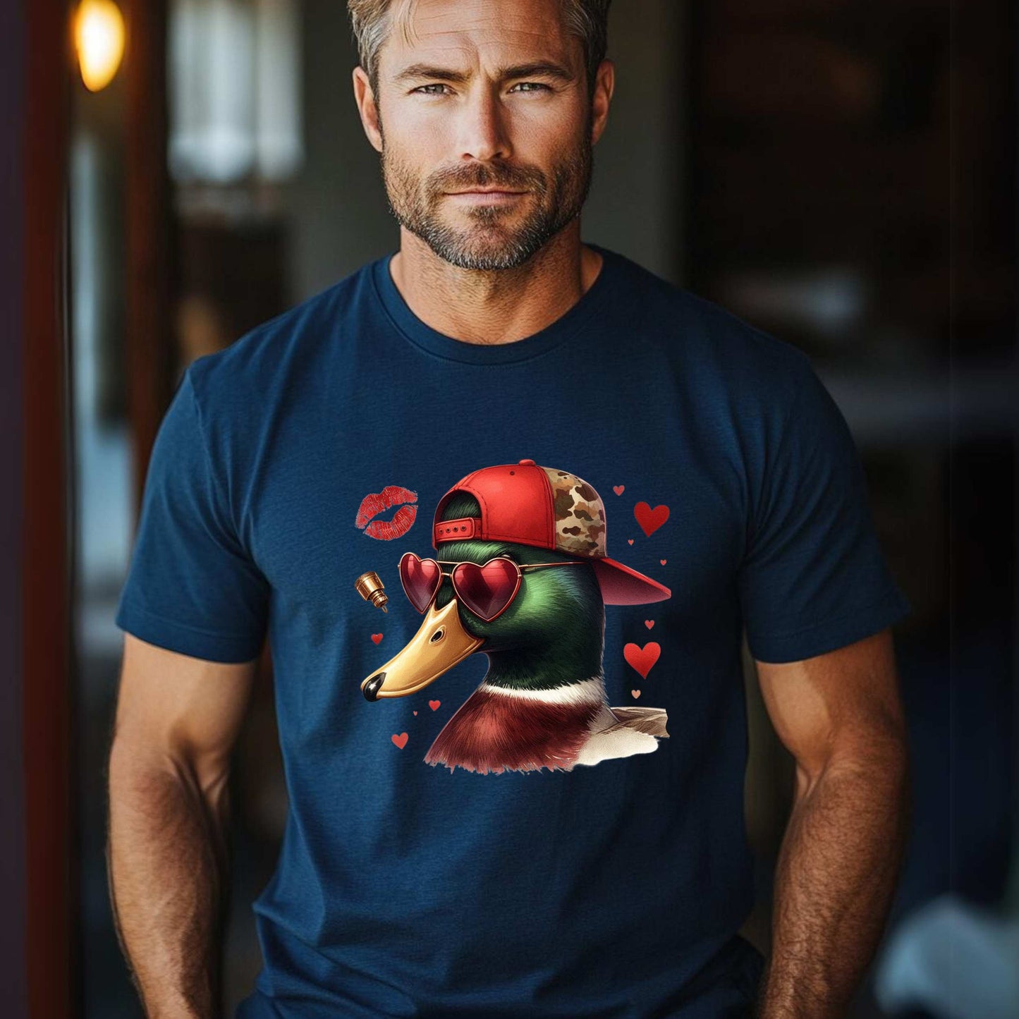 Duck Hunting Valentine's Day T-Shirt