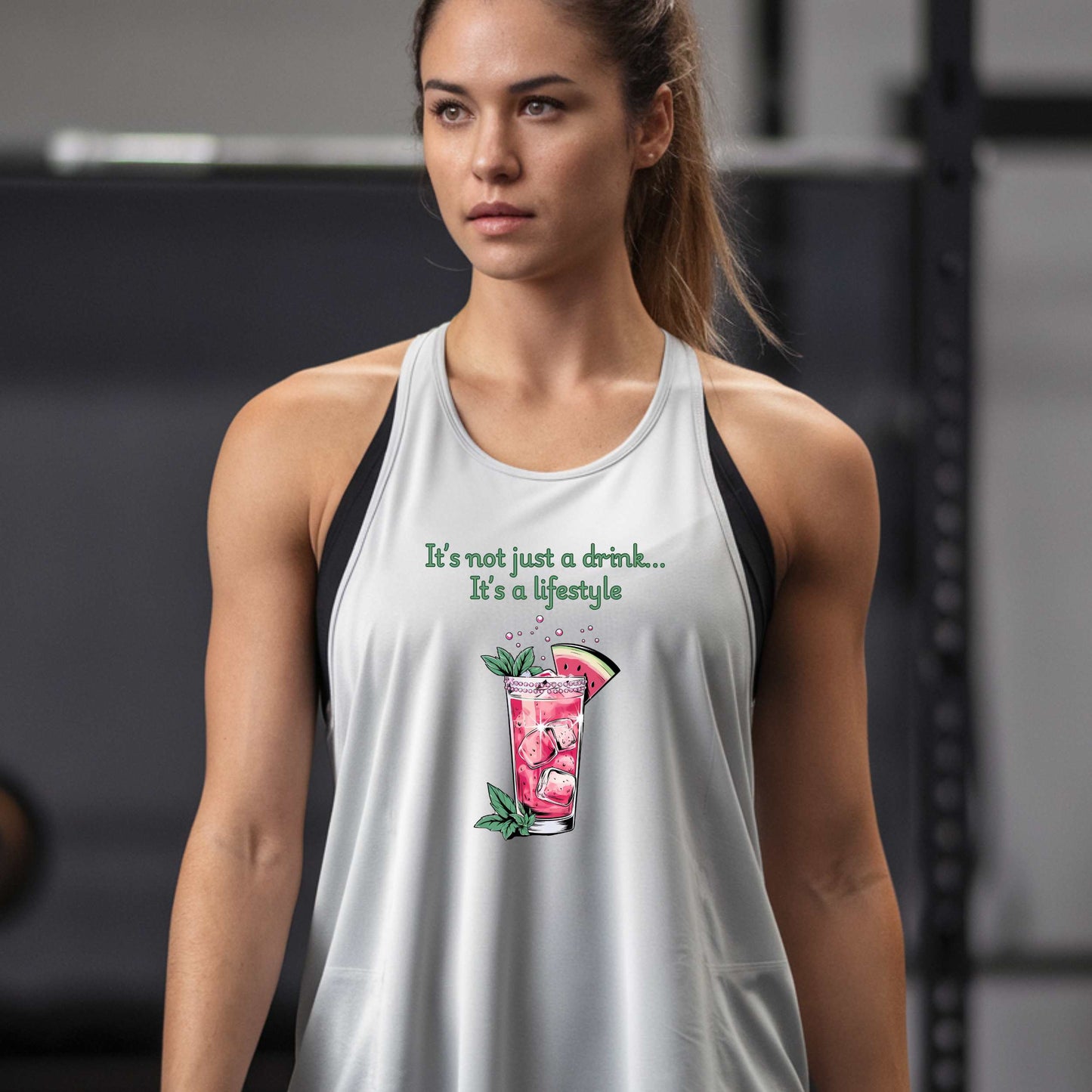 It's not just a drink it's a lifestyle - Racerback Tank