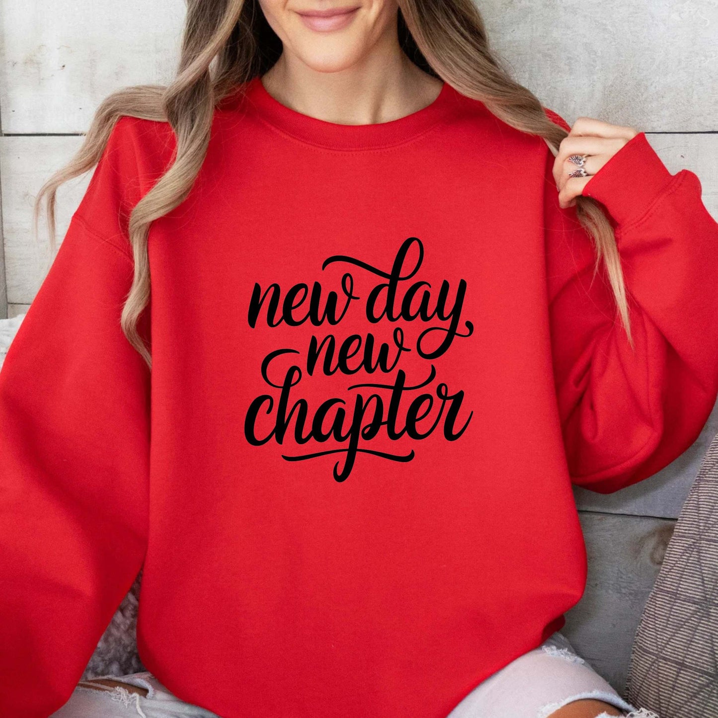 New Day New Chapter - Crew neck Sweatshirt