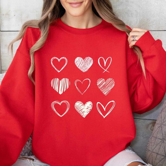 Heart Valentine's Day Sweatshirt