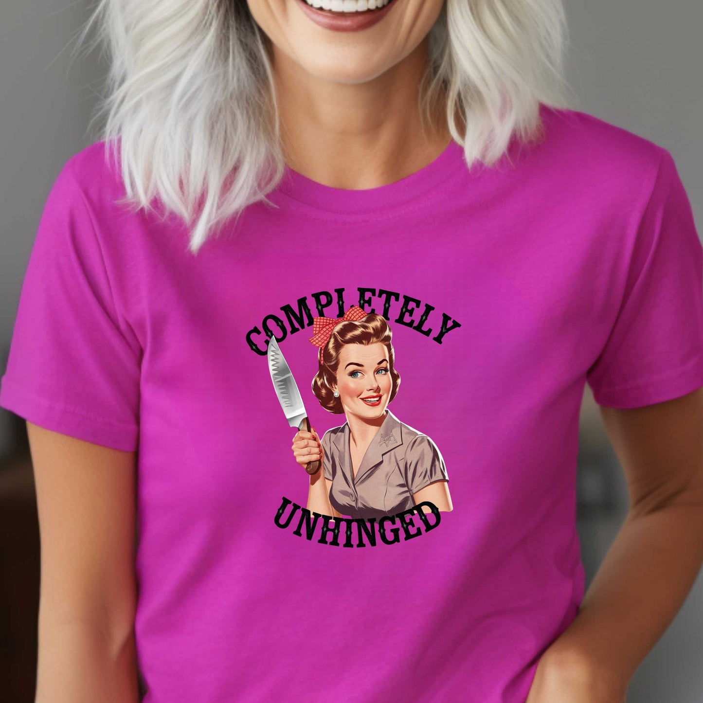 Completely Unhinged - Funny Graphic Unisex T-Shirt